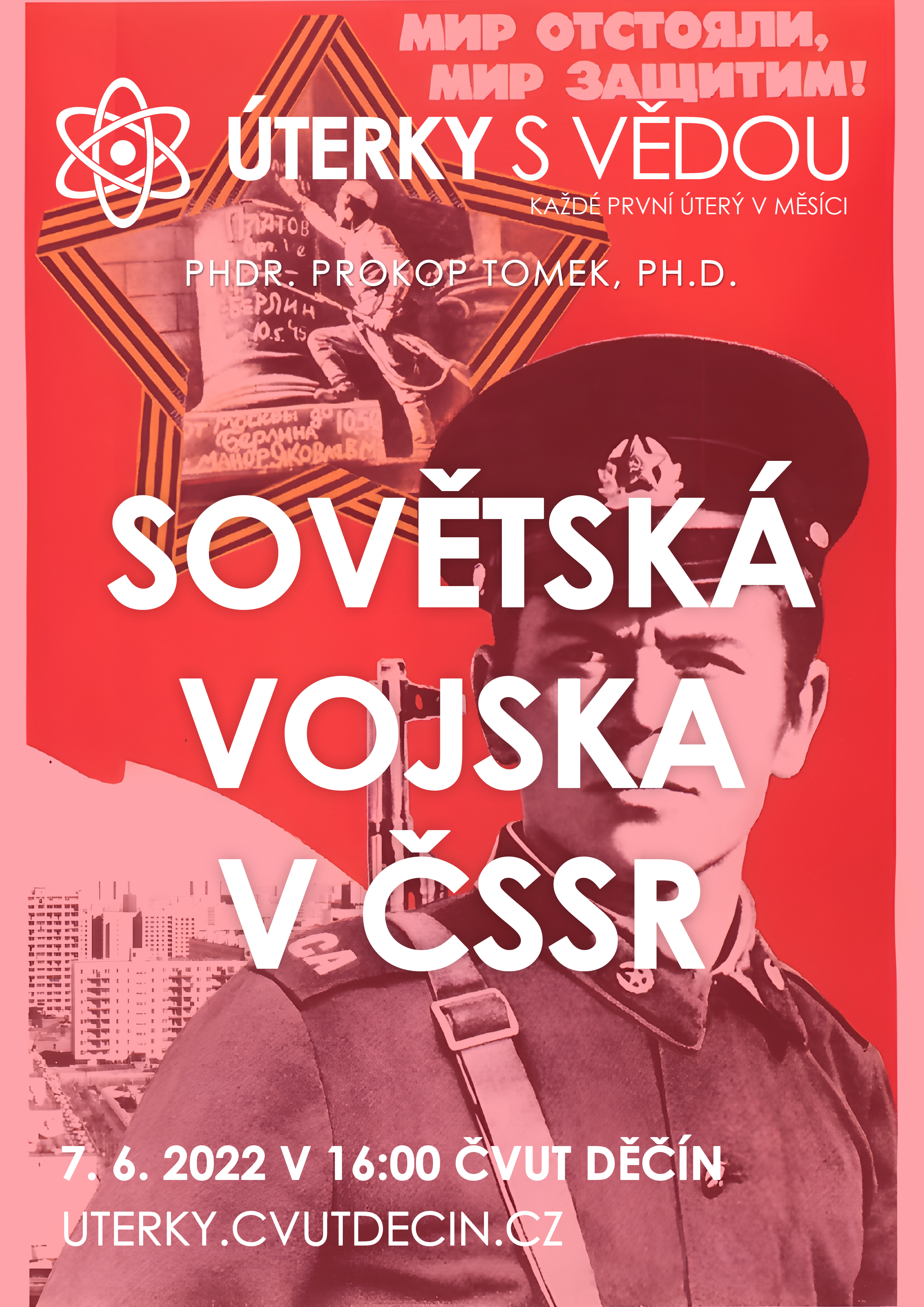 Leták přednášky Sovětská vojska v ČSSR